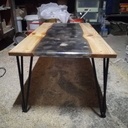 Table basse rivière des Bauges