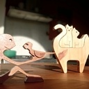 Familles d'animaux chantournées