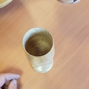 Verre en robinier tourné