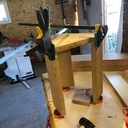 Tabouret en chêne 2.0