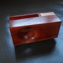 Petit amplificateur pour i-phone en padouk