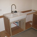 Cuisine avec façade amovible