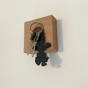 Accroche-clef sans crochet