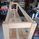 Table et bancs de jardin