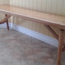 Petits banc en chêne.