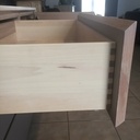 Buffet contemporain chêne stratifié