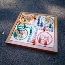 Jeux petits chevaux bois, modéle dinosaure