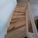 Escalier balancé en frêne