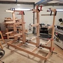 Rack a bois sur roulettes