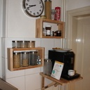 Petites étagères de cuisine