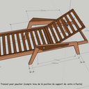Réalisation de 2 bains de soleil en Framiré