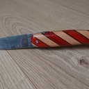 Couteau façon poisson clown