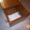 Corbeille à papiers de salon