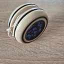 Yoyo en bois d'erable et epoxy pailletée