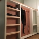 Mur de rangement dressing