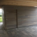 Carport avec arrondi en plein cintre