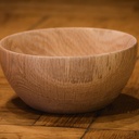 Bols tournés, hêtre et chêne d'amérique