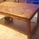 TABLE BASSE BATON ROMPU / CANNAGE