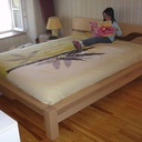 Premier test : "Il est trop bien ton lit papa..."