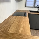 Plan de travail en chêne massif