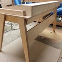 Bureau en panneau de bouleau