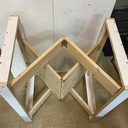 Meuble de bricolage pliant sur roulette