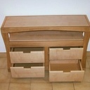 Meuble tv érable et chêne