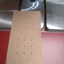 je sais,  il y a quatre trou de trop.  Tellement parti sur ma lancé