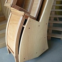 Meuble courbe inspiration designer Vincent LEMAN