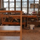 Plan de travail avec étagères