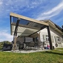 Construction d'une pergola bioclimatique système Easylam