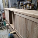 Meuble TV  et  table basse en frêne