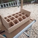 Caisse de vin en chêne