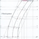 Tracé et développement arêtier courbe