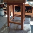 Tabouret en hêtre