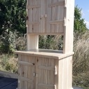 Mini Buffet, charnière en bois