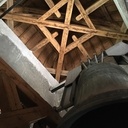 Dans le clocher de l'église de Crest