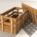 Coffre banc à jouet