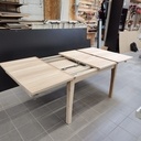 Table et rallonges en orme
