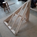 Aretier avec couronnement biais