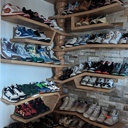 Etagères arbre pour baskets - tronc en spirale