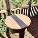 Plateau Douglas pour fût et balustre.