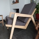 Fauteuil "mid century"