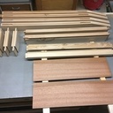 Meuble sous lave-main dans les toilettes : seconde réalisation