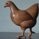 Poule naine wyandote