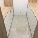 Dressing simple en mélamine et meubles Ikea que j'avais déjà