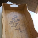 Plateau style rustique