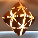 Plafonnier octaèdre
