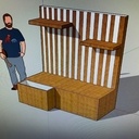 Meuble à chaussures pour entrée de maison