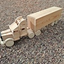 Camion américain kenworth en bois